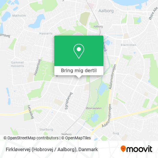 Firkløvervej (Hobrovej / Aalborg) kort