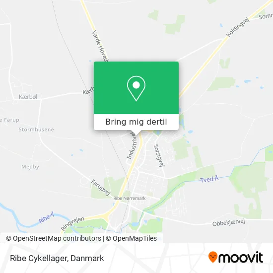 Ribe Cykellager kort