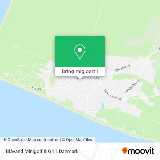 Blåvand Minigolf & Grill kort