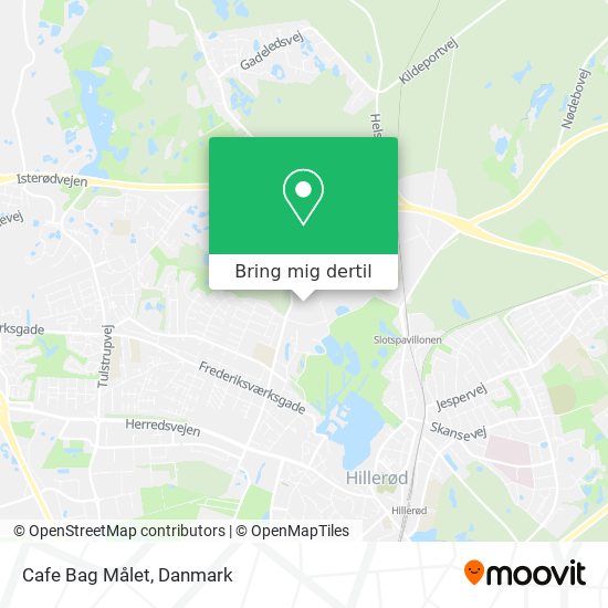 Cafe Bag Målet kort