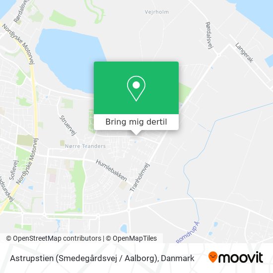 Astrupstien (Smedegårdsvej / Aalborg) kort