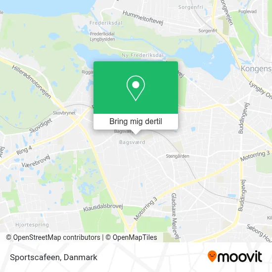 Sportscafeen kort
