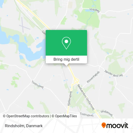 Rindsholm kort