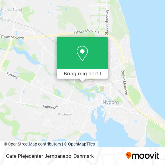 Cafe Plejecenter Jernbanebo kort