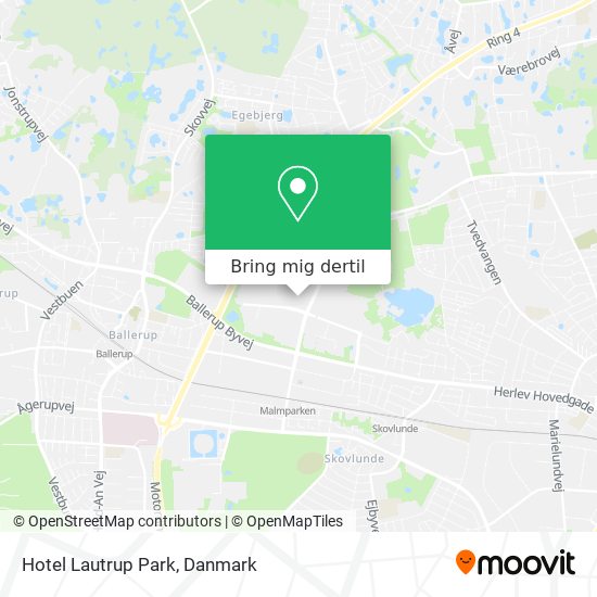Hotel Lautrup Park kort