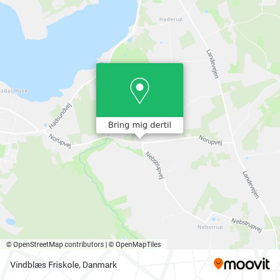 Vindblæs Friskole kort