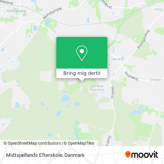 Midtsjællands Efterskole kort