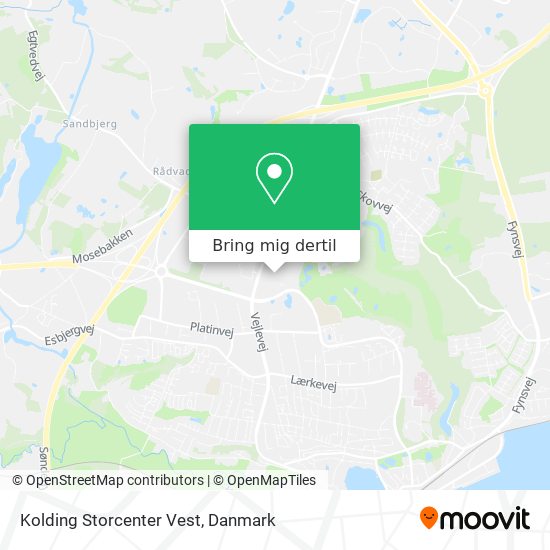 Kolding Storcenter Vest kort