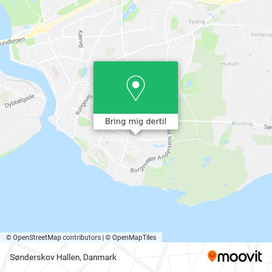 Sønderskov Hallen kort