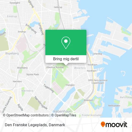 Den Franske Legeplads kort