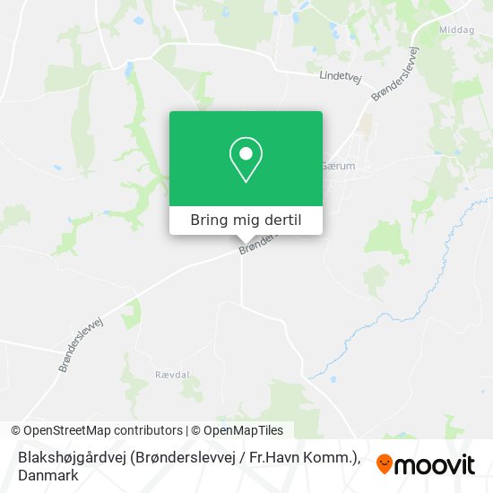 Blakshøjgårdvej (Brønderslevvej / Fr.Havn Komm.) kort