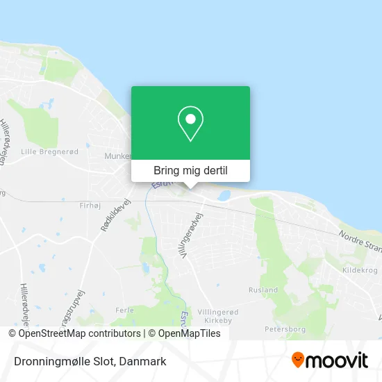 Dronningmølle Slot kort