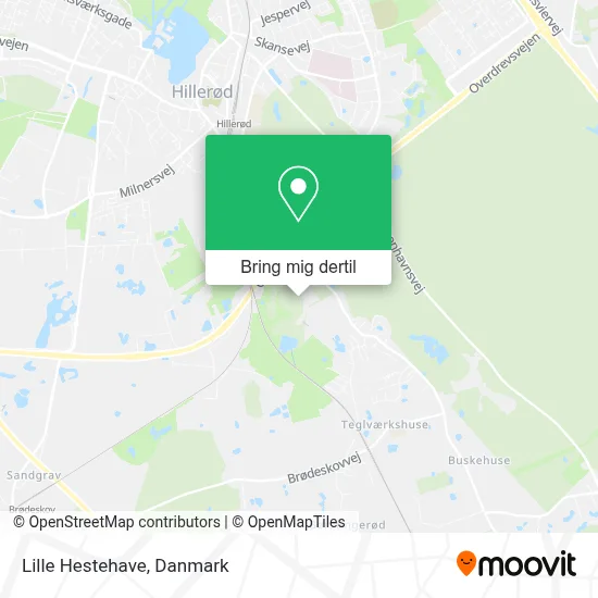 Lille Hestehave kort