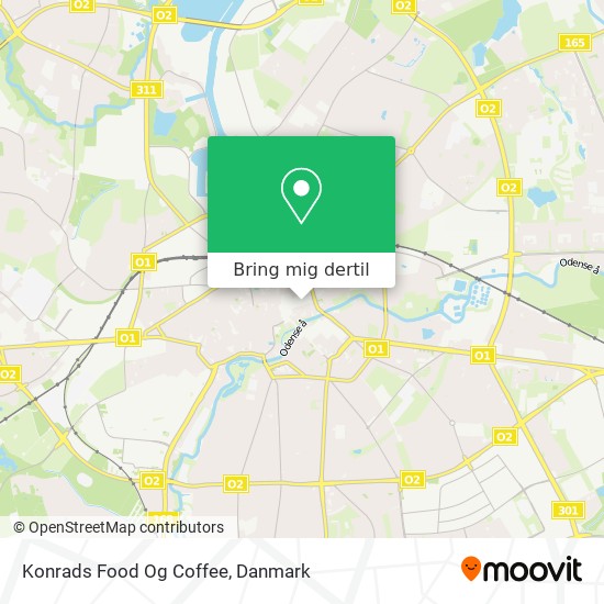 Konrads Food Og Coffee kort