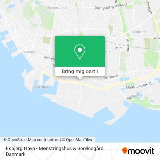 Esbjerg Havn - Mønstringshus & Servicegård kort