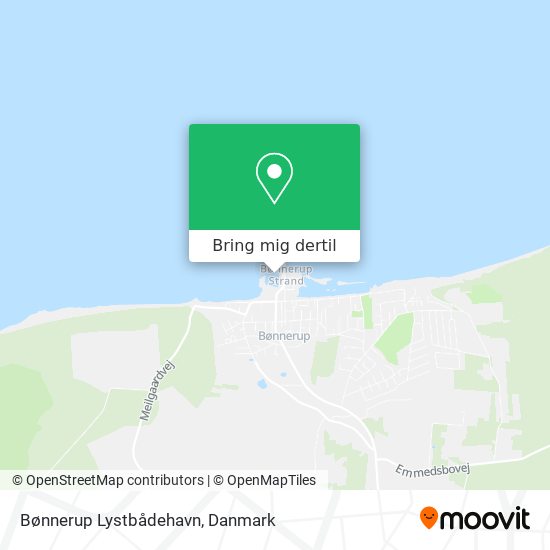 Bønnerup Lystbådehavn kort