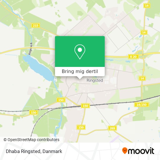 Dhaba Ringsted kort