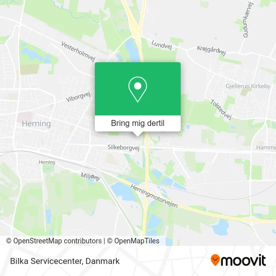 Bilka Servicecenter kort