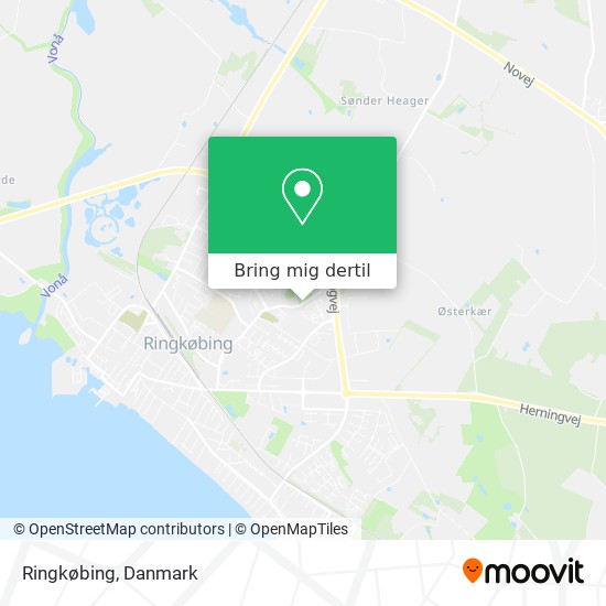 Ringkøbing kort