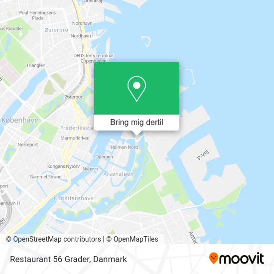 Restaurant 56 Grader kort