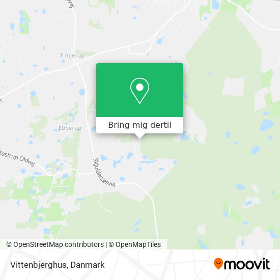 Vittenbjerghus kort