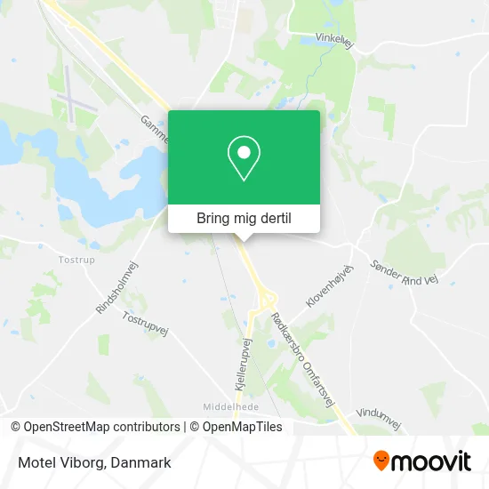 Motel Viborg kort