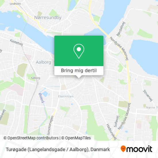 Turøgade (Langelandsgade / Aalborg) kort
