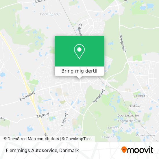 Flemmings Autoservice kort