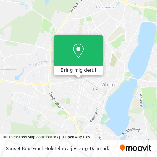 Sunset Boulevard Holstebrovej Viborg kort