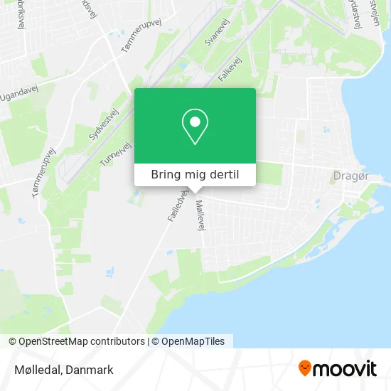 Mølledal kort