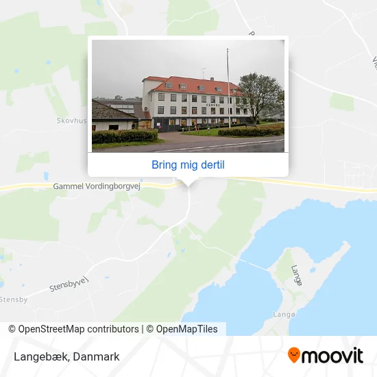 Langebæk kort