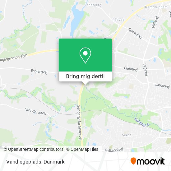 Vandlegeplads kort