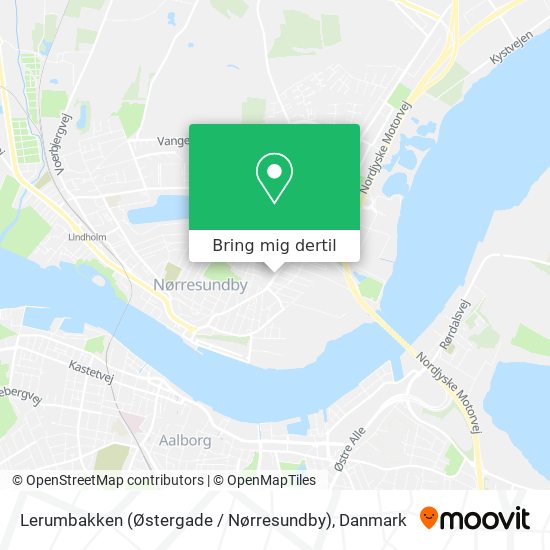 Lerumbakken (Østergade / Nørresundby) kort