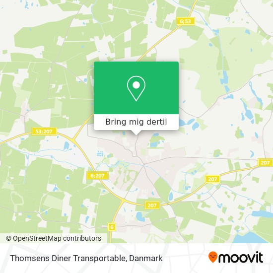 Thomsens Diner Transportable kort