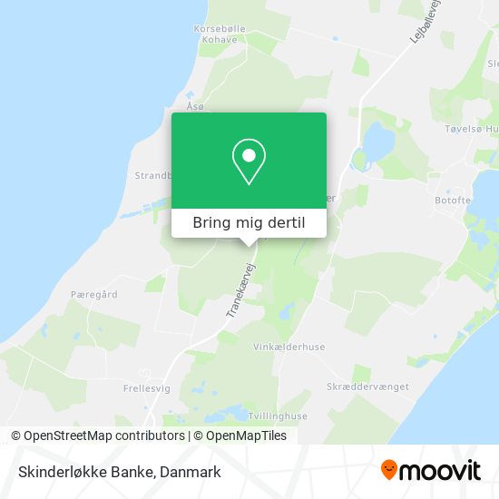 Skinderløkke Banke kort