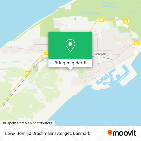 Leve- Bomiljø Drachmannsvænget kort