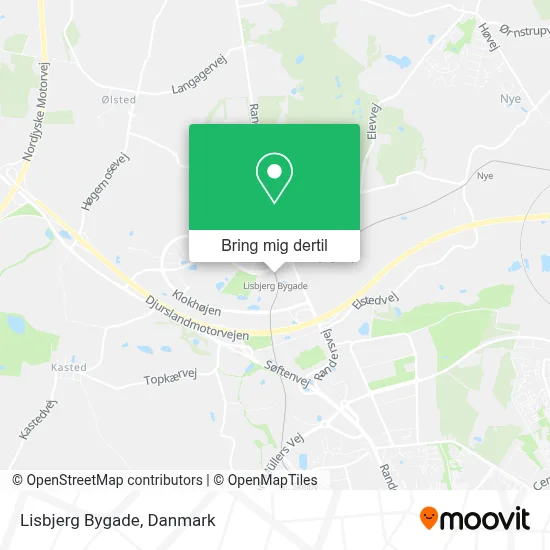 Lisbjerg Bygade kort