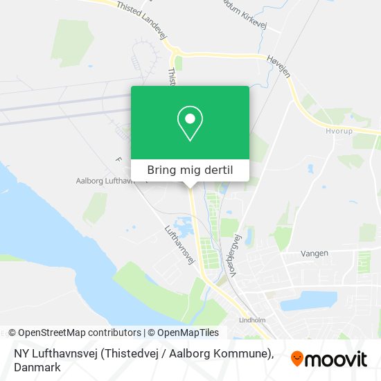 NY Lufthavnsvej (Thistedvej / Aalborg Kommune) kort