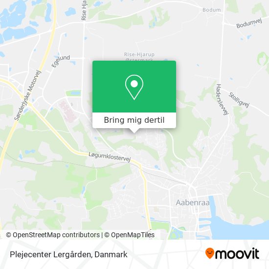 Plejecenter Lergården kort