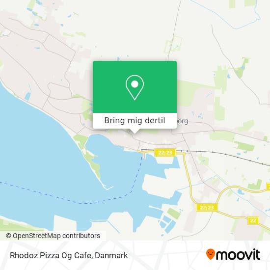 Rhodoz Pizza Og Cafe kort