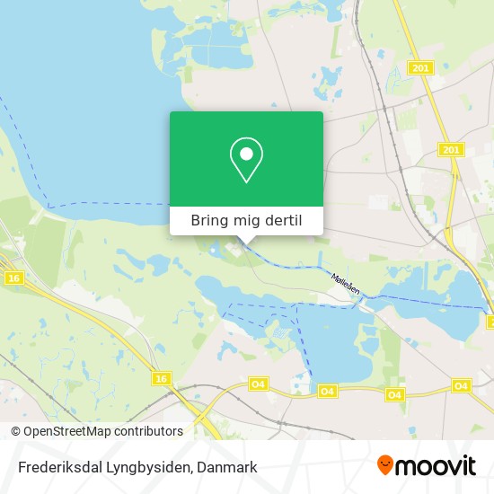 Frederiksdal Lyngbysiden kort