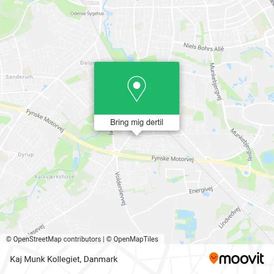 Kaj Munk Kollegiet kort