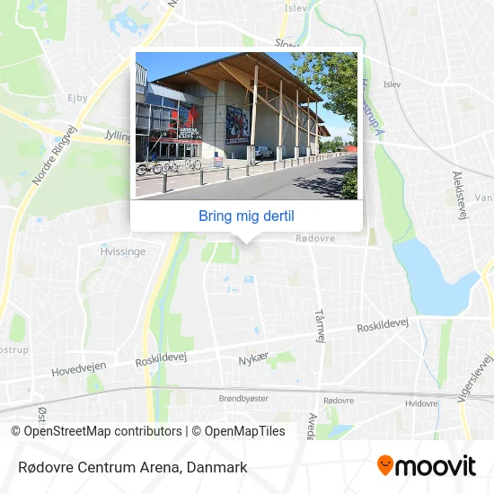 Rødovre Centrum Arena kort
