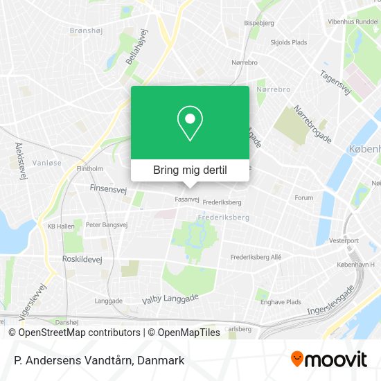 P. Andersens Vandtårn kort