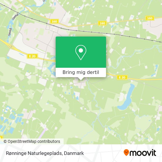 Rønninge Naturlegeplads kort