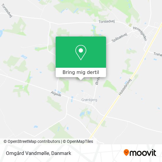 Omgård Vandmølle kort