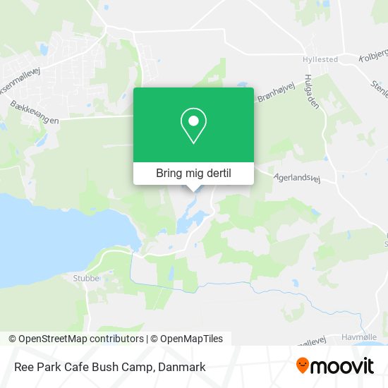Ree Park Cafe Bush Camp kort