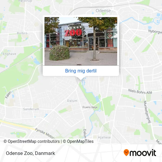 Odense Zoo kort