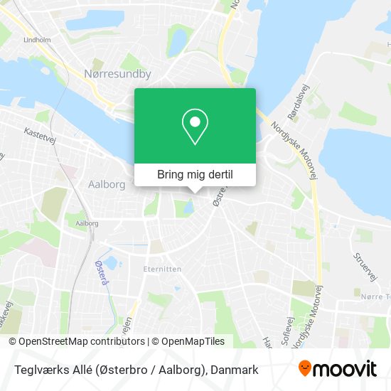 Teglværks Allé (Østerbro / Aalborg) kort