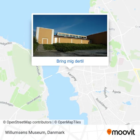 Willumsens Museum kort